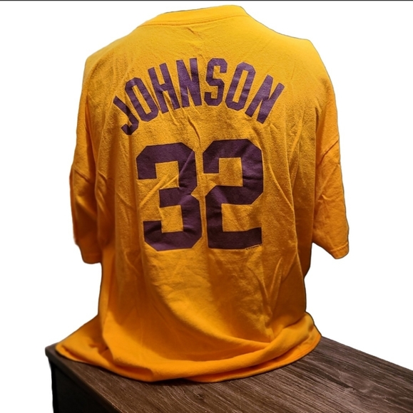 Los Angeles Lakers Magic Johnson 2XL Shirt - Picture 4 of 10